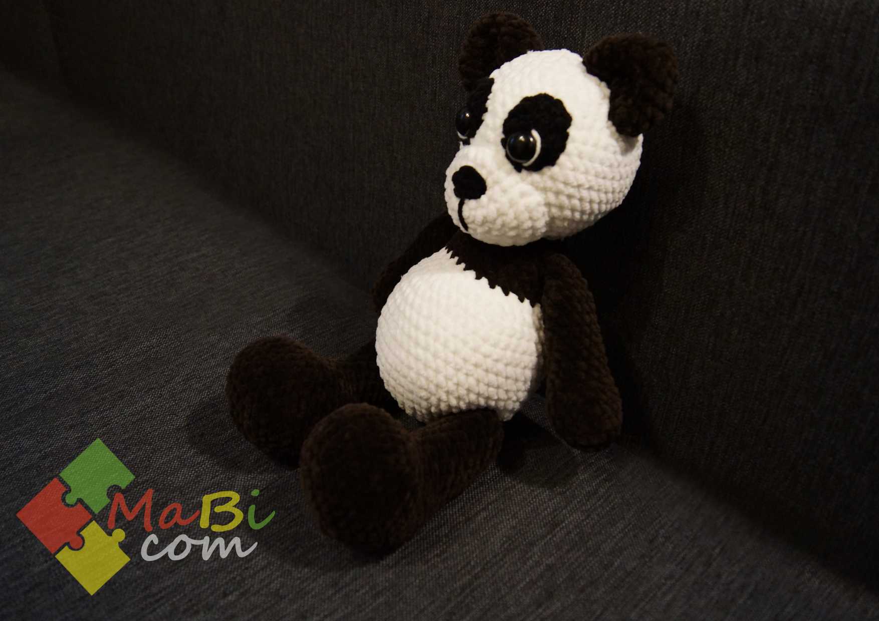 Panda, MaBicom Ostróda, maskotka, szydelko